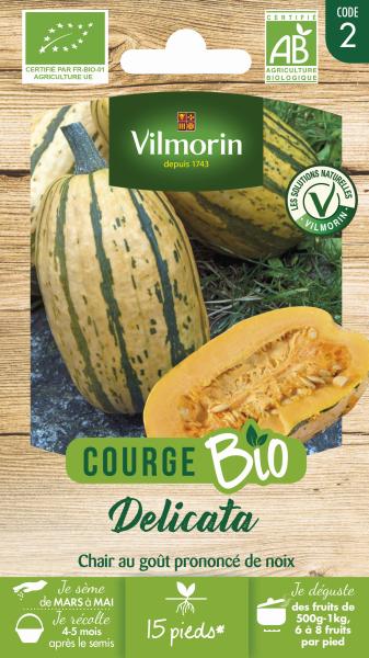 Potagères - Courge Delicata - BIO - PACKAGING_RECTO